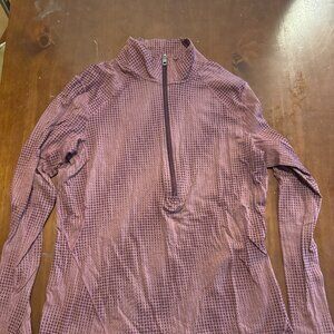 REI merino wool 1/4 zip baselayer